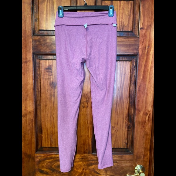 LuLaRoe Lilac Purple Heather/Pinkish-Purple Heathered OS Leggings - Picture 6 of 13